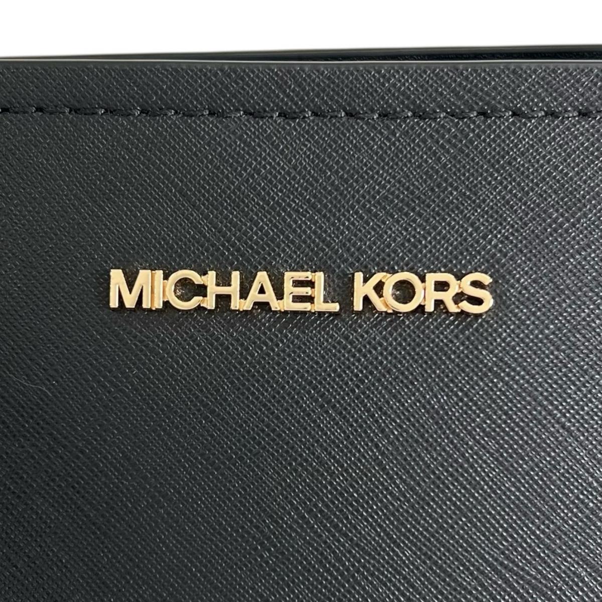 マイケルコース Michael Kors ハンドバッグ
 2WAYバッグ サッチェル ショルダーバッグ レザー 35T0GWXS3L ブラック 【SS】
 【中古】