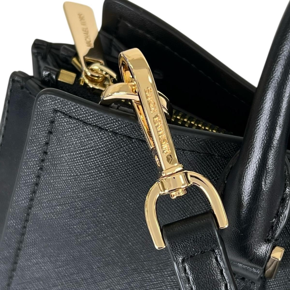 マイケルコース Michael Kors ハンドバッグ
 2WAYバッグ サッチェル ショルダーバッグ レザー 35T0GWXS3L ブラック 【SS】
 【中古】
