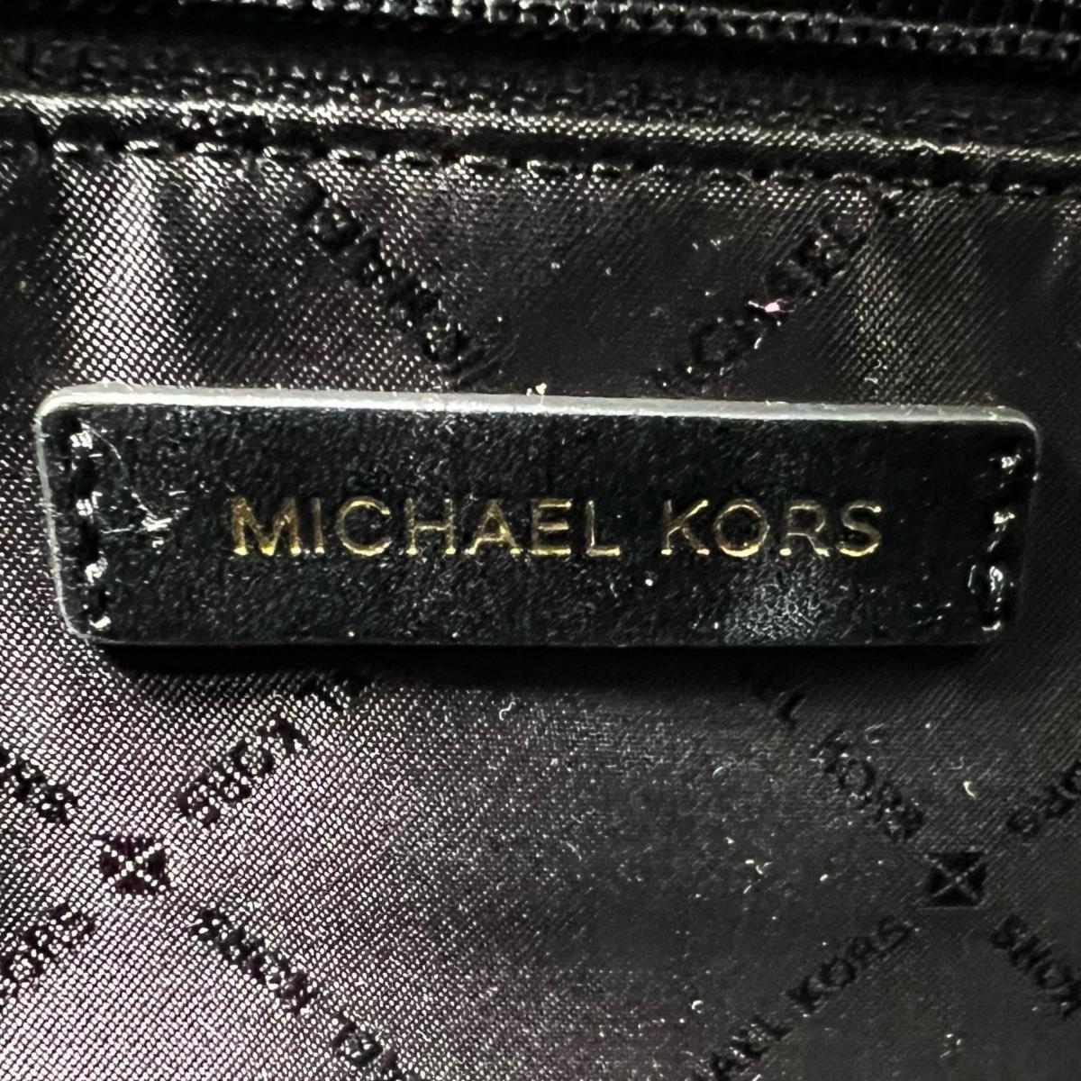 マイケルコース Michael Kors ハンドバッグ
 2WAYバッグ サッチェル ショルダーバッグ レザー 35T0GWXS3L ブラック 【SS】
 【中古】