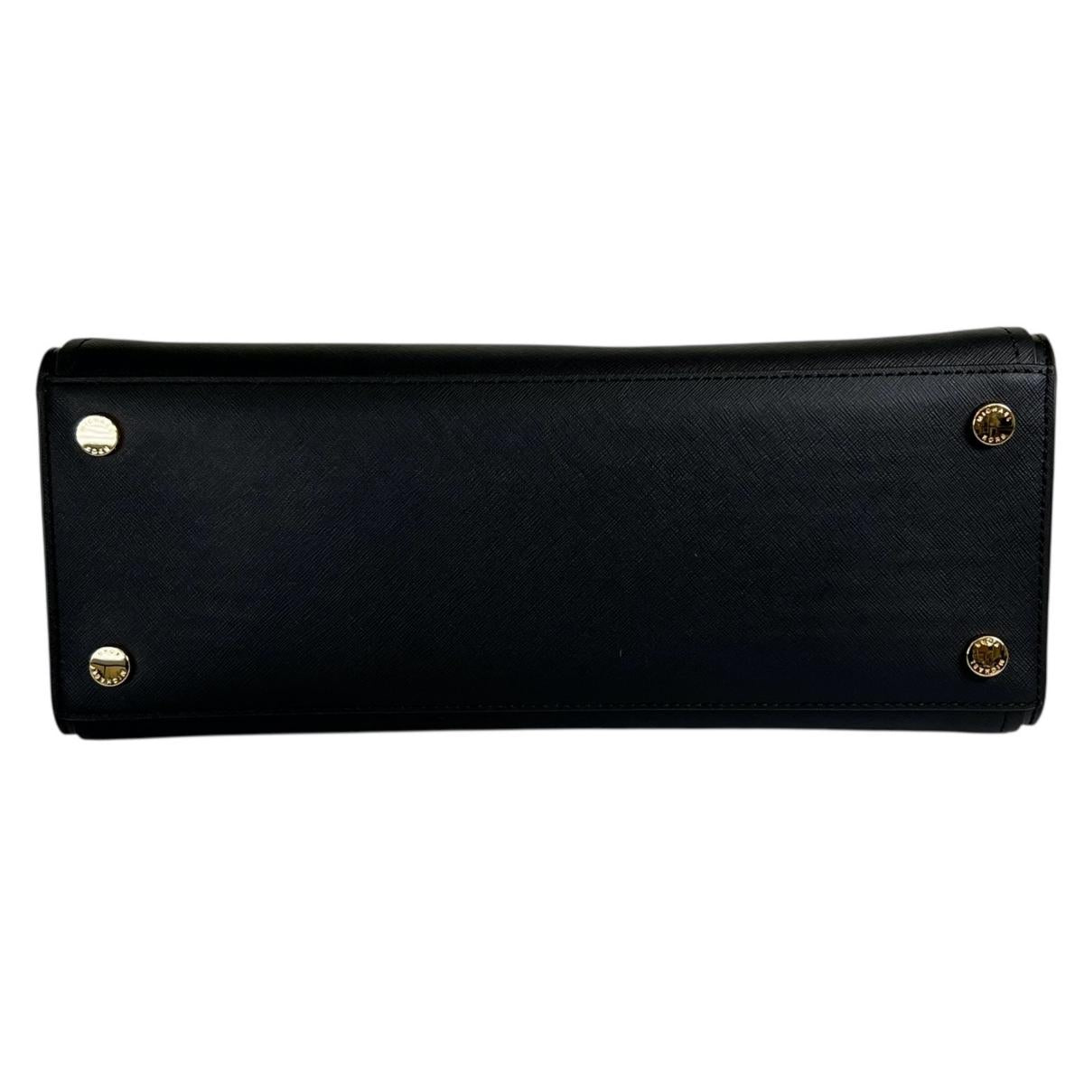 マイケルコース Michael Kors ハンドバッグ
 2WAYバッグ サッチェル ショルダーバッグ レザー 35T0GWXS3L ブラック 【SS】
 【中古】