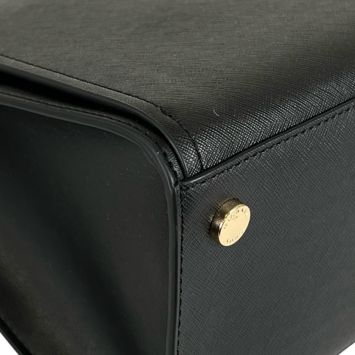 マイケルコース Michael Kors ハンドバッグ
 2WAYバッグ サッチェル ショルダーバッグ レザー 35T0GWXS3L ブラック 【SS】
 【中古】