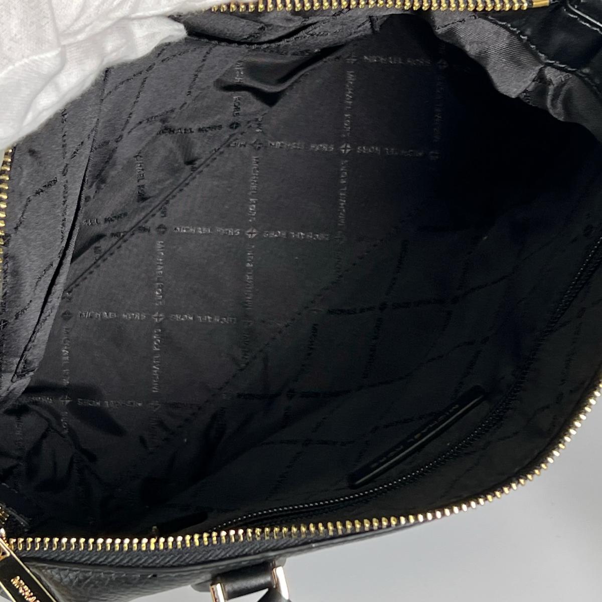 マイケルコース Michael Kors ハンドバッグ
 2WAYバッグ サッチェル ショルダーバッグ レザー 35S0GYZM2L ブラック 【SS】
 【中古】