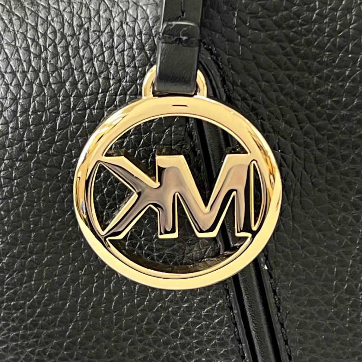 マイケルコース Michael Kors ハンドバッグ
 2WAYバッグ サッチェル ショルダーバッグ レザー 35S0GYZM2L ブラック 【SS】
 【中古】