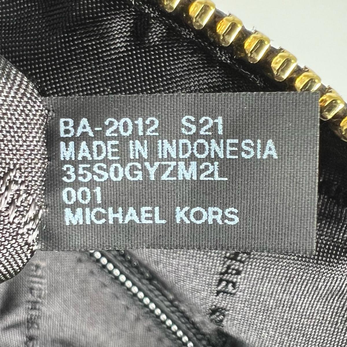 マイケルコース Michael Kors ハンドバッグ
 2WAYバッグ サッチェル ショルダーバッグ レザー 35S0GYZM2L ブラック 【SS】
 【中古】