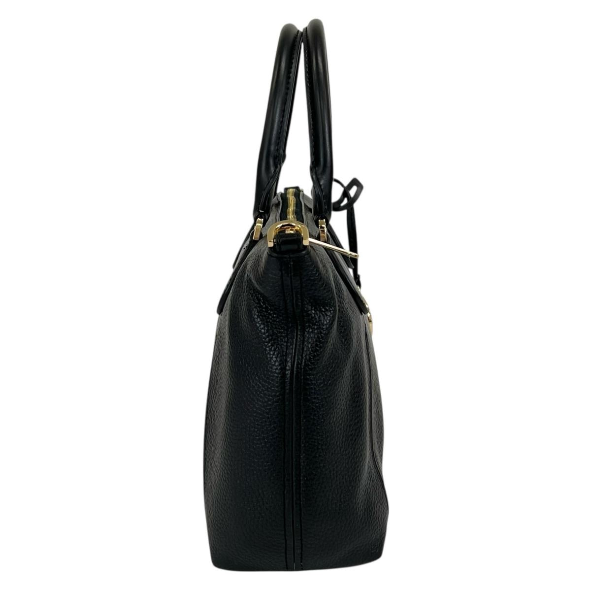 マイケルコース Michael Kors ハンドバッグ
 2WAYバッグ サッチェル ショルダーバッグ レザー 35S0GYZM2L ブラック 【SS】
 【中古】