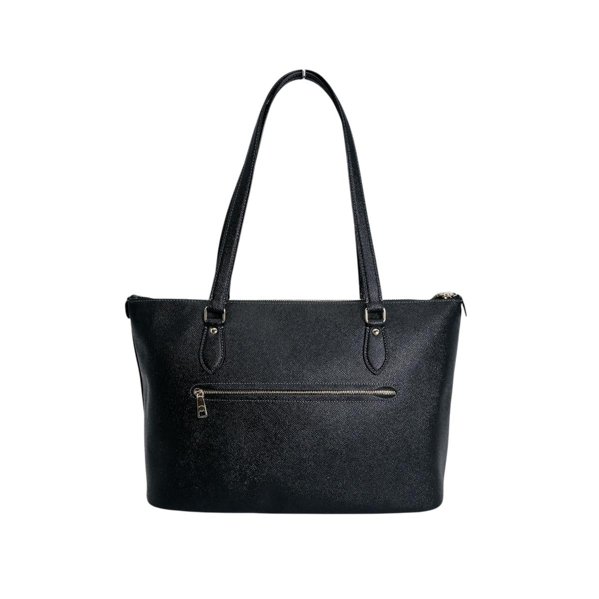 コーチ COACH トートバッグ
 クロスグレイン ギャラリートート レザー CH285 ブラック 【SS】
 【中古】