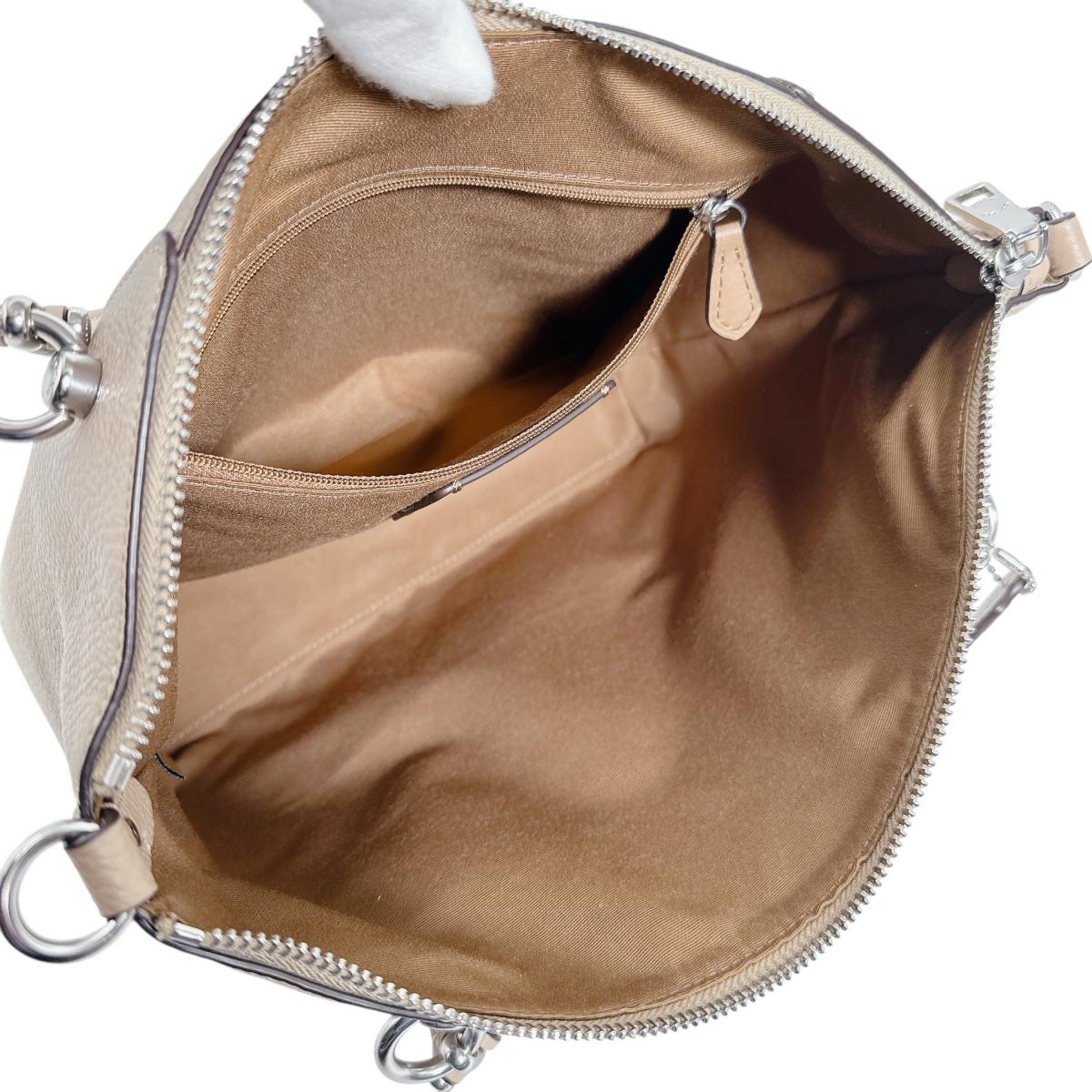 コーチ COACH ハンドバッグ
 2WAYバッグ サッチェル ケイシー レザー C6229 ベージュ 【SS】
 【中古】