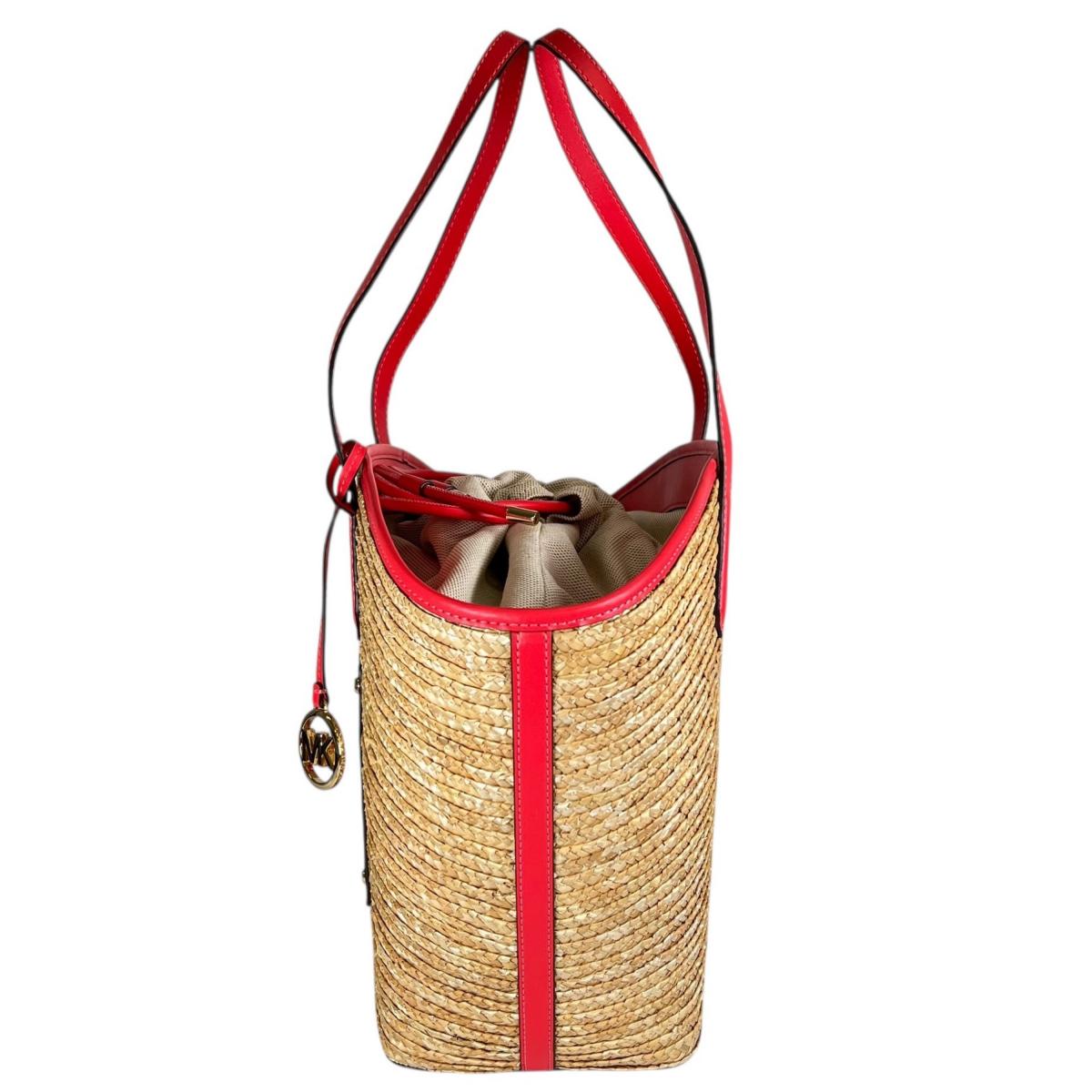 マイケルコース Michael Kors ハンドバッグ
 かごバッグ キンバー 訳あり品 キャンバス 35T2G7KT71 ピンク 【SS】
 【中古】