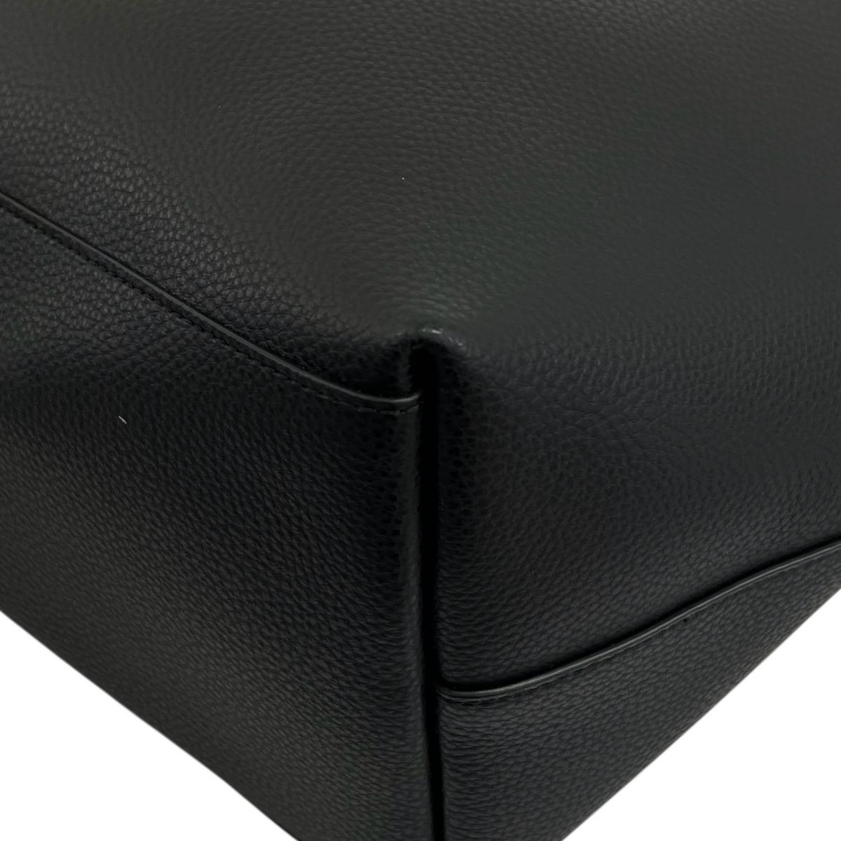 コーチ COACH トートバッグ
 肩掛け ファスナートート タウン レザー F72673 ブラック 【SS】
 【中古】