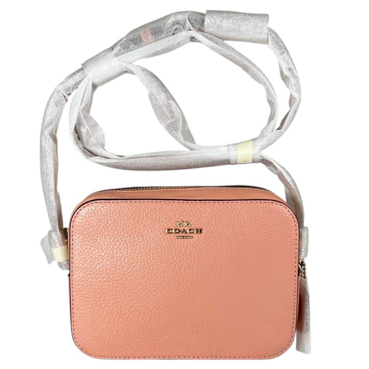 コーチ COACH ショルダーバッグ
 斜めがけ カメラバッグ レザー 87734 シェルピンク 【SS】
 【中古】