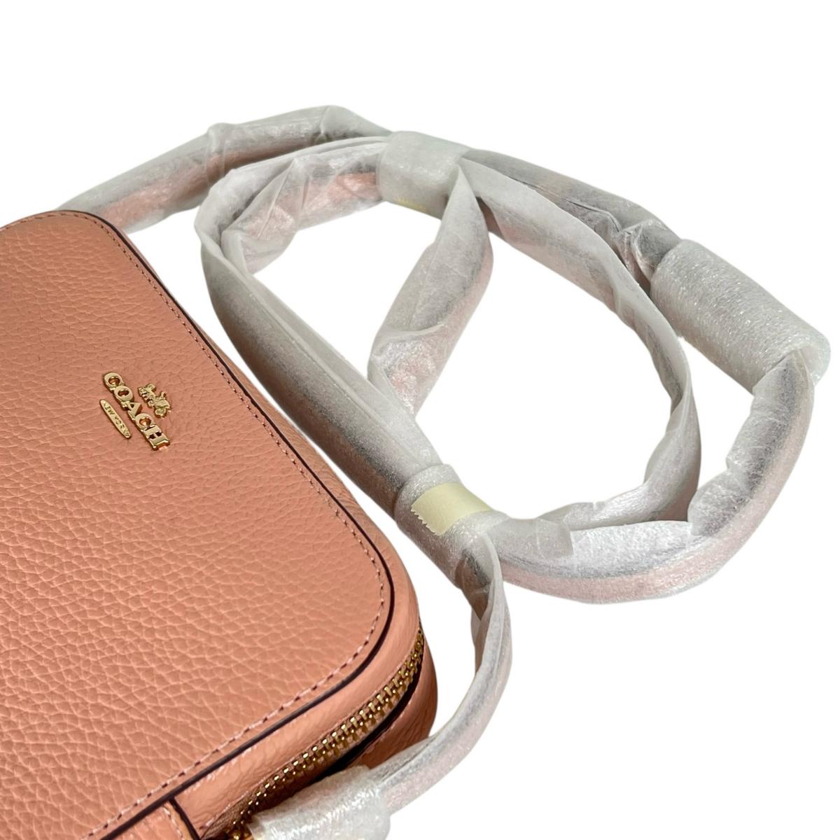 コーチ COACH ショルダーバッグ
 斜めがけ カメラバッグ レザー 87734 シェルピンク 【SS】
 【中古】