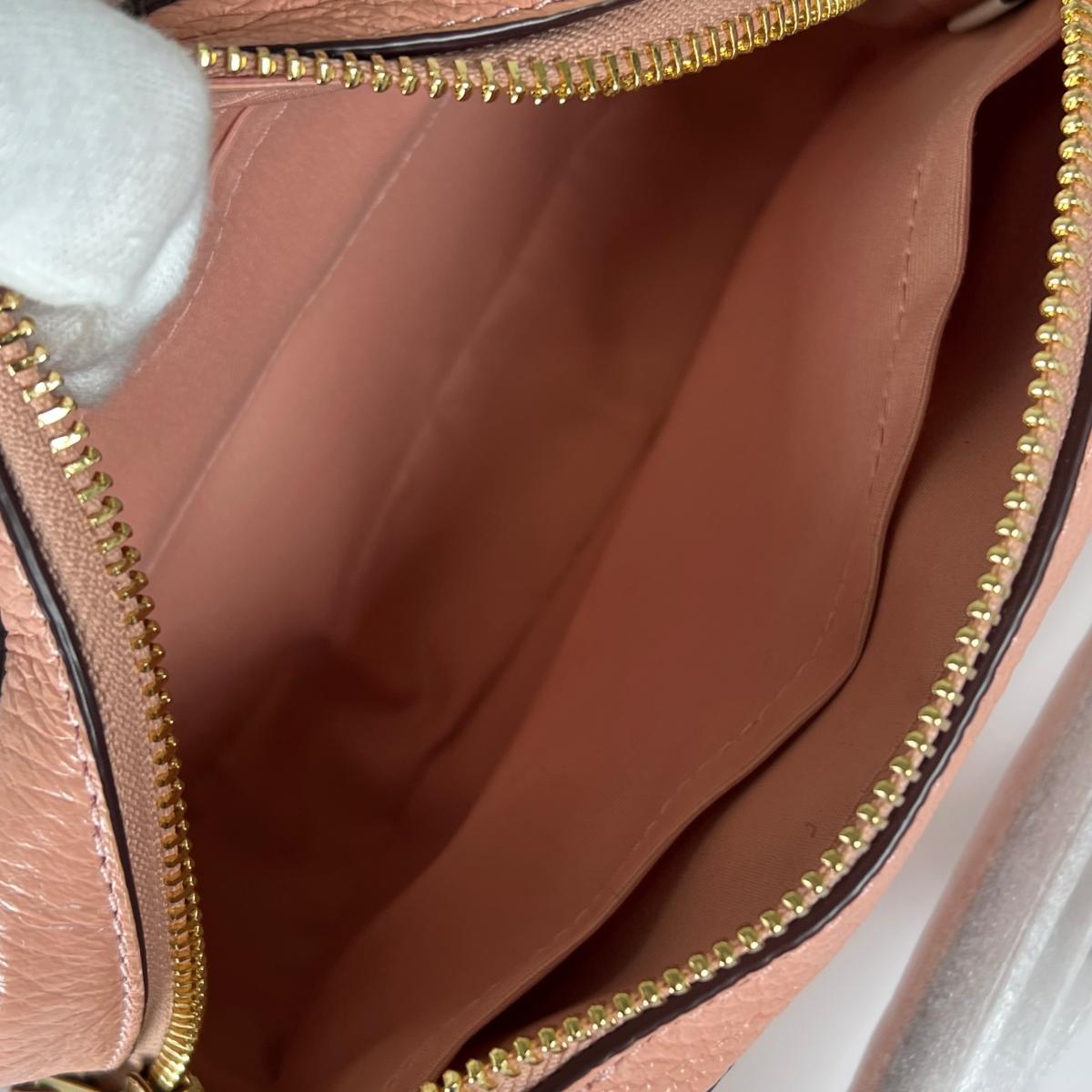 コーチ COACH ショルダーバッグ
 斜めがけ カメラバッグ レザー 87734 シェルピンク 【SS】
 【中古】