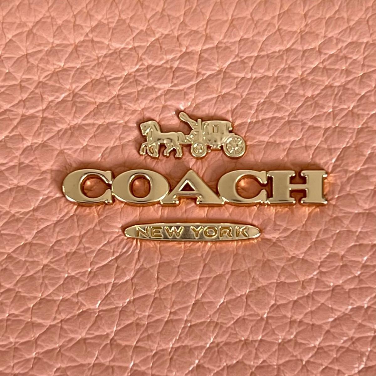 コーチ COACH ショルダーバッグ
 斜めがけ カメラバッグ レザー 87734 シェルピンク 【SS】
 【中古】
