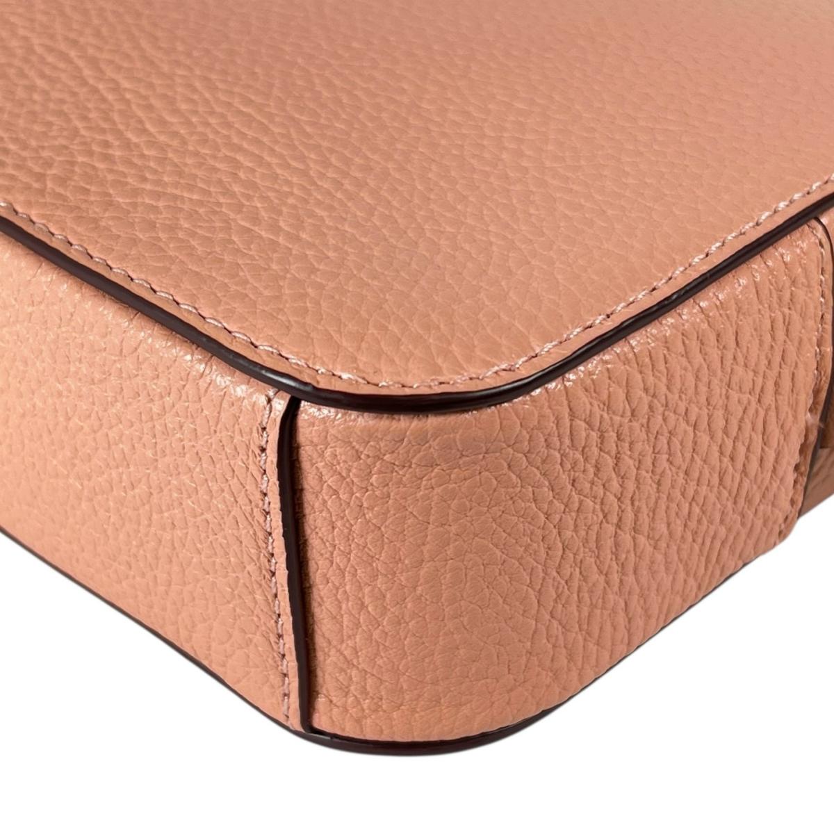 コーチ COACH ショルダーバッグ
 斜めがけ カメラバッグ レザー 87734 シェルピンク 【SS】
 【中古】