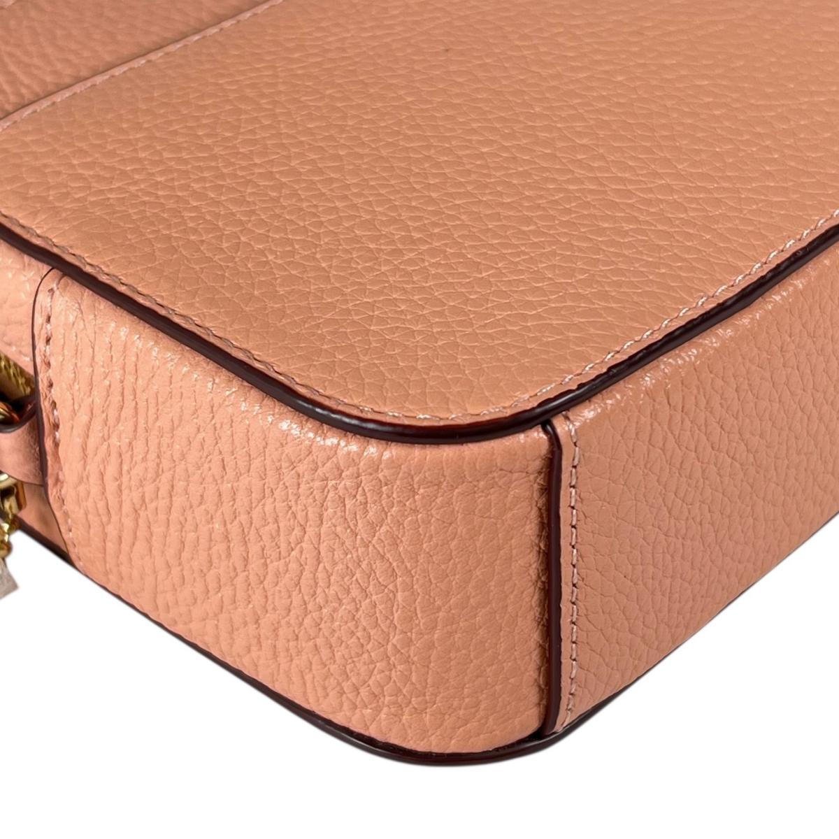 コーチ COACH ショルダーバッグ
 斜めがけ カメラバッグ レザー 87734 シェルピンク 【SS】
 【中古】