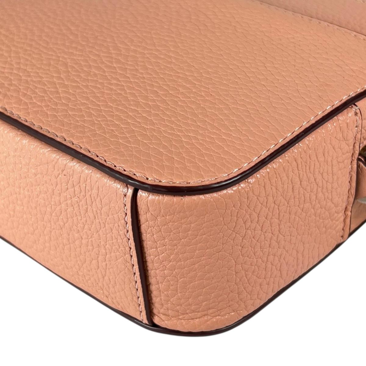 コーチ COACH ショルダーバッグ
 斜めがけ カメラバッグ レザー 87734 シェルピンク 【SS】
 【中古】