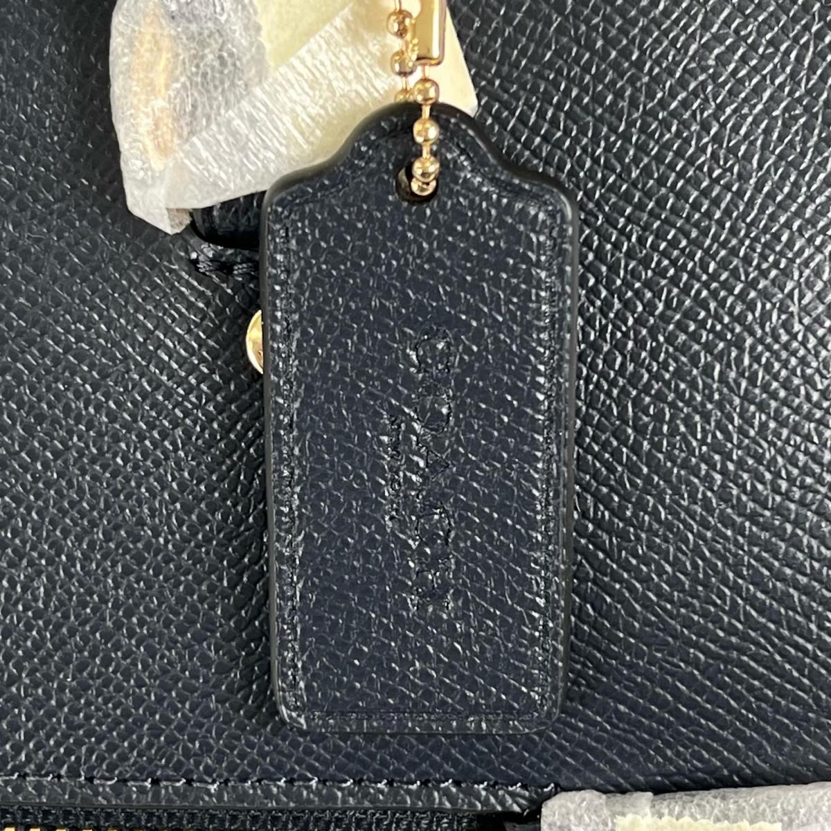 コーチ COACH トートバッグ
 肩掛け ギャラリーレザートート レザー F79608 ミッドナイト 【SS】