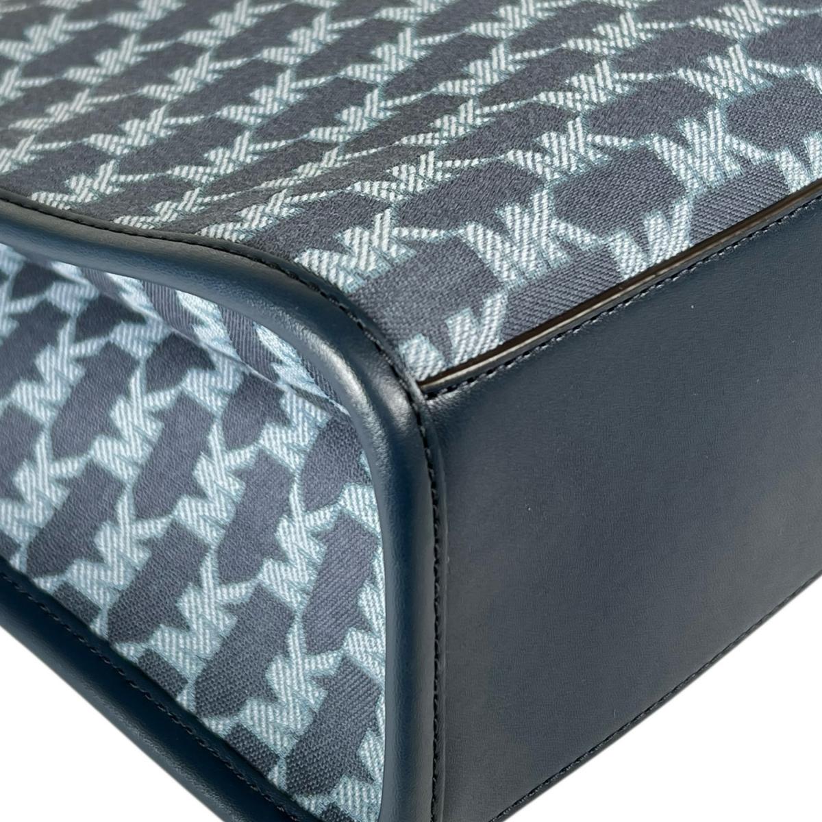 マイケルコース Michael Kors ハンドバッグ
 2WAYバッグ ショルダーバッグ キャンバス 35S2G7ZT6J ブルー 【SS】
 【中古】