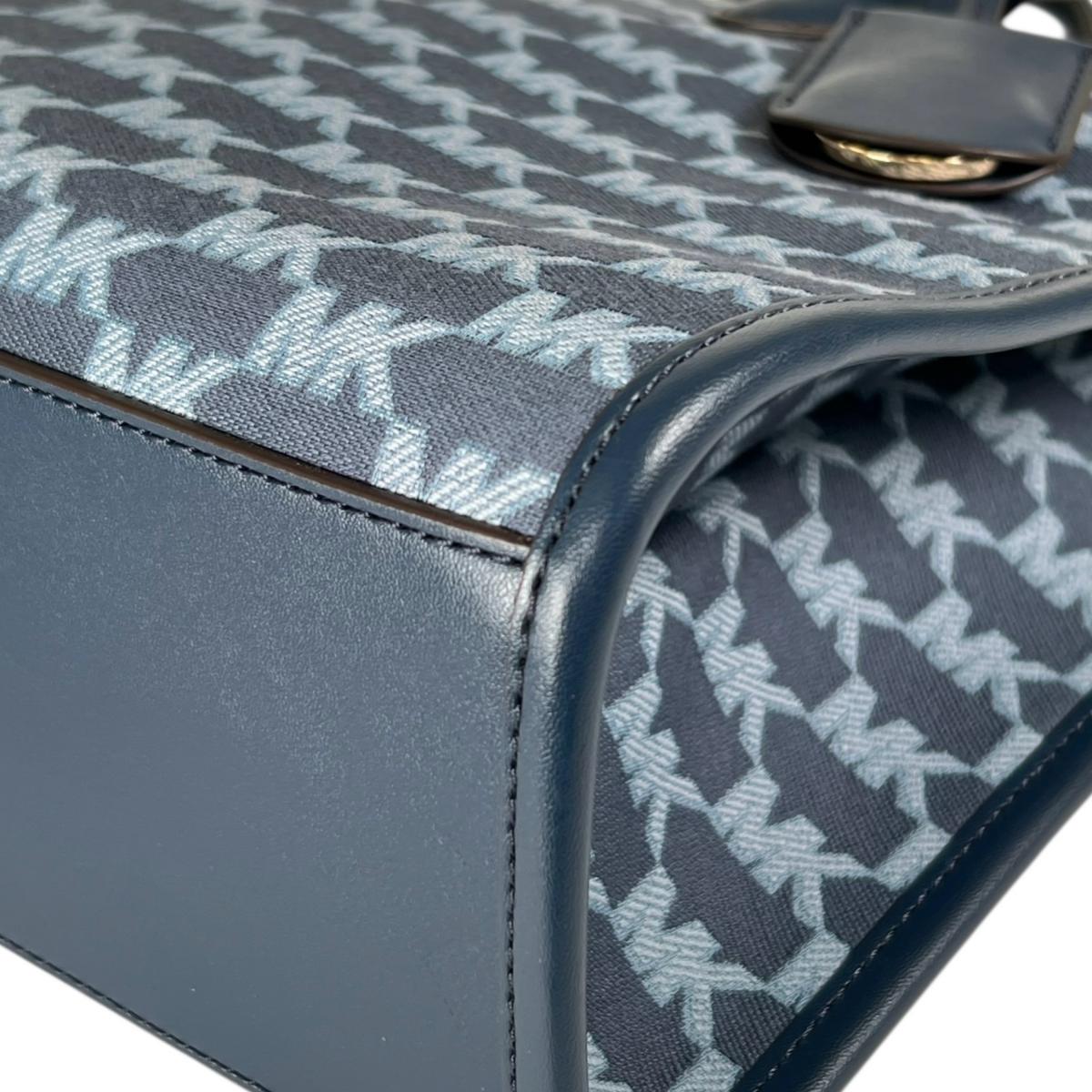 マイケルコース Michael Kors ハンドバッグ
 2WAYバッグ ショルダーバッグ キャンバス 35S2G7ZT6J ブルー 【SS】
 【中古】