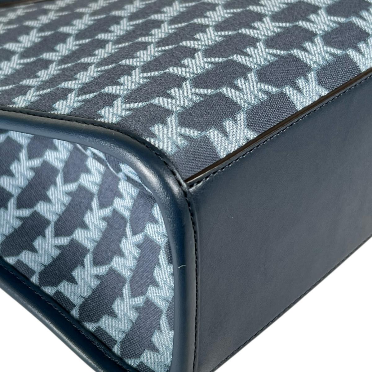 マイケルコース Michael Kors ハンドバッグ
 2WAYバッグ ショルダーバッグ キャンバス 35S2G7ZT6J ブルー 【SS】
 【中古】