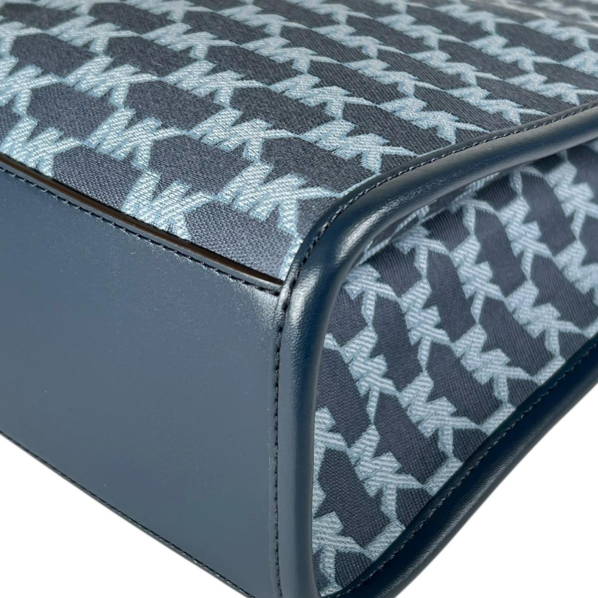 マイケルコース Michael Kors ハンドバッグ
 2WAYバッグ ショルダーバッグ キャンバス 35S2G7ZT6J ブルー 【SS】
 【中古】