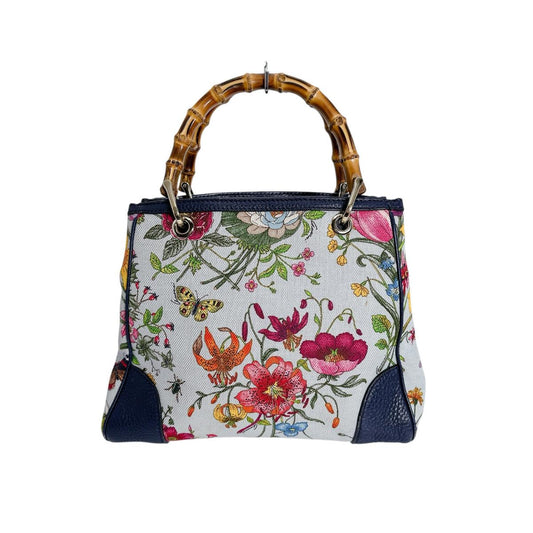 グッチ GUCCI ハンドバッグ
 ハンドバッグ 日本50周年記念 バンブー キャンバス 336032 マルチカラー 【SS】
 【中古】