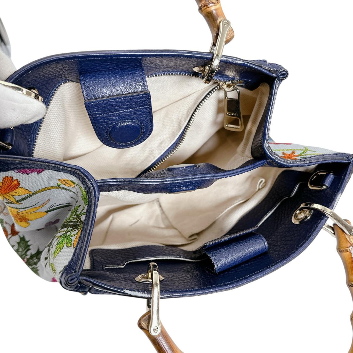 グッチ GUCCI ハンドバッグ
 ハンドバッグ 日本50周年記念 バンブー キャンバス 336032 マルチカラー 【SS】
 【中古】