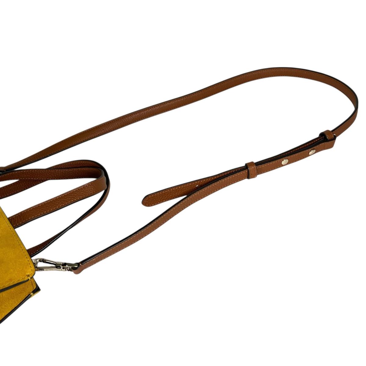 ケイトスペード Kate Spade ハンドバッグ
 2WAYバッグ サム スエード ショルダーバッグ スウェード イエロー 【SS】
 【中古】