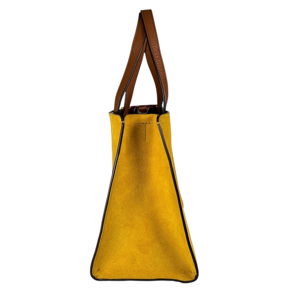 ケイトスペード Kate Spade ハンドバッグ
 2WAYバッグ サム スエード ショルダーバッグ スウェード イエロー 【SS】
 【中古】