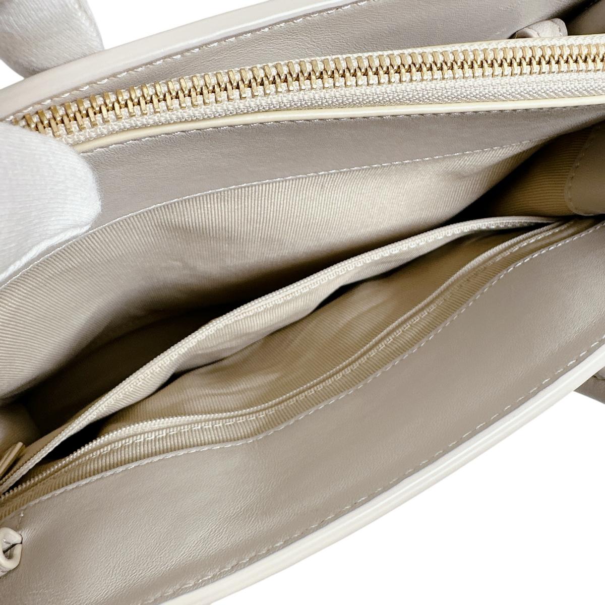 フルラ Furla ハンドバッグ
 型押しレザー テッサ レザー 26493 グレー 【SS】
 【中古】