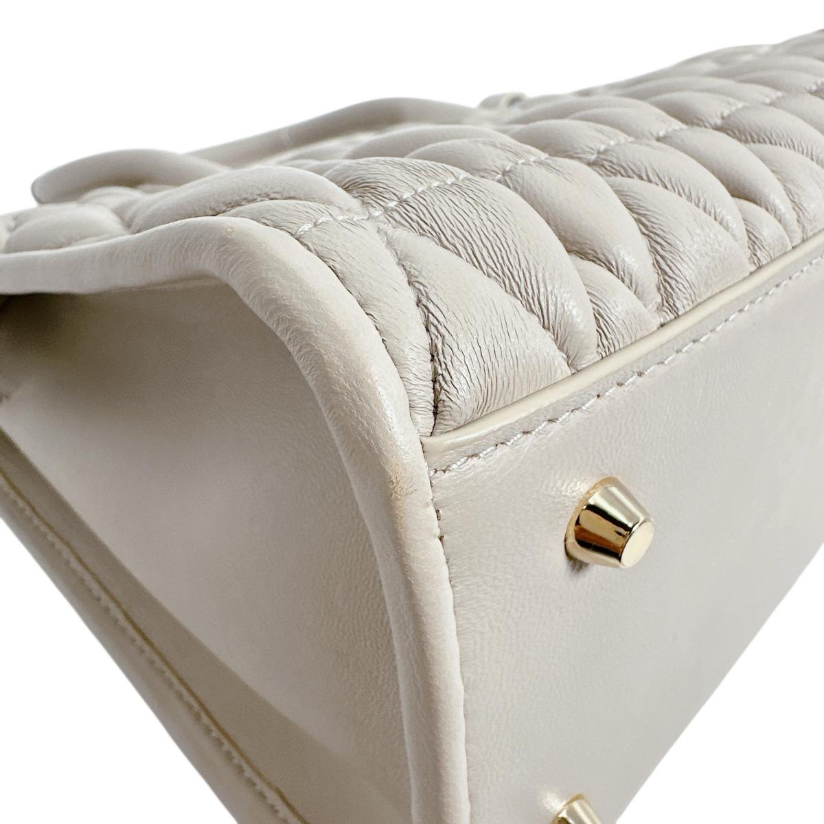 フルラ Furla ハンドバッグ
 型押しレザー テッサ レザー 26493 グレー 【SS】
 【中古】