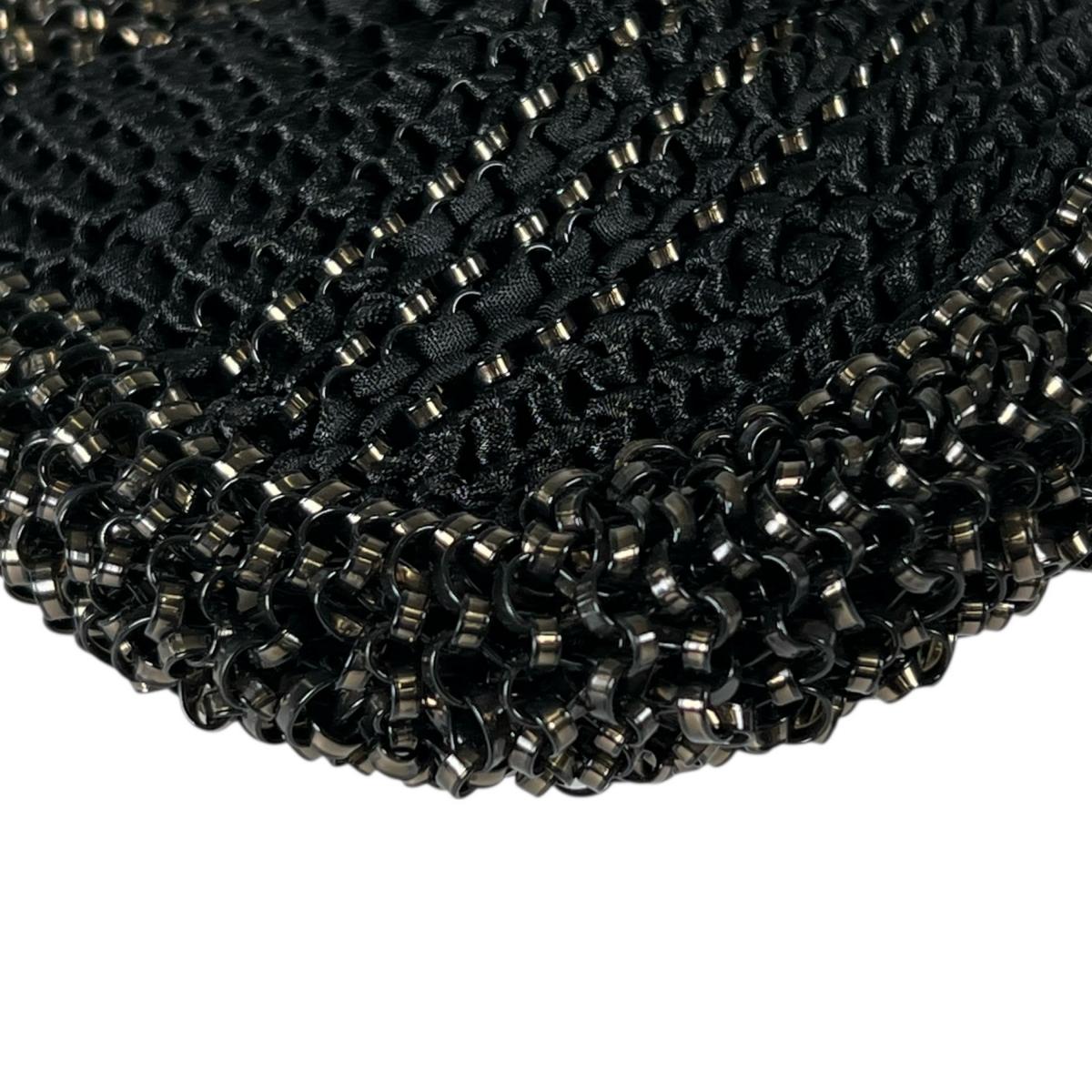 アンテプリマ ANTEPRIMA ショルダーバッグ
 ワイヤーバッグ クラッチバッグ リボン型 ワイヤー ブラック 【SS】
 【中古】