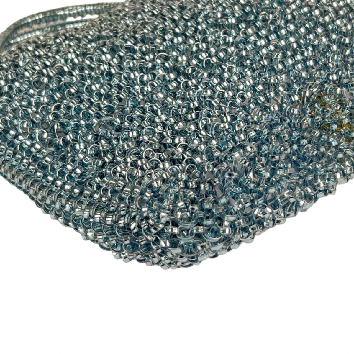 アンテプリマ ANTEPRIMA ハンドバッグ
 ワイヤーバッグ パーティー お出かけ ワイヤー ライトブルー 【SS】
 【中古】