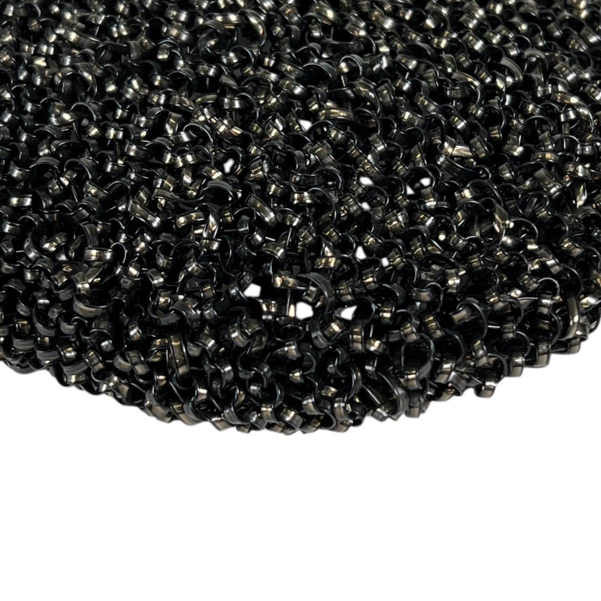 アンテプリマ ANTEPRIMA ハンドバッグ
 ワイヤーバッグ パーティー ワイヤー ブラック×シルバー 【SS】
 【中古】