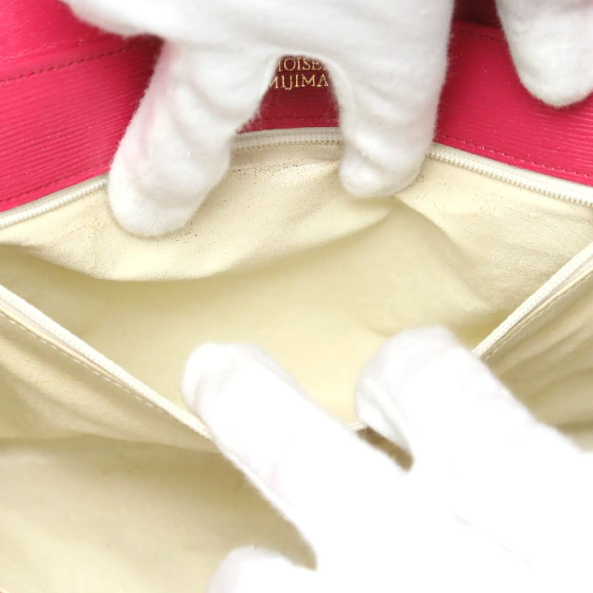 キミジマ KIMIJIMA PARIS TOKYO ショルダーバッグ
 チェーンバッグ Wチェーン Wフラップ 肩掛け レザー ピンク 【SS】
 【中古】