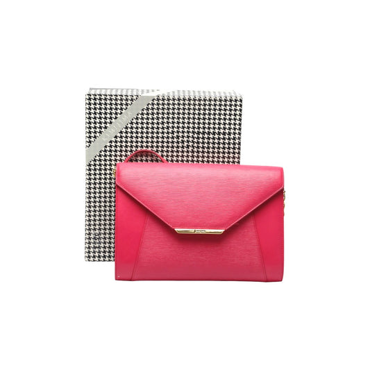 キミジマ KIMIJIMA PARIS TOKYO ショルダーバッグ
 チェーンバッグ Wチェーン Wフラップ 肩掛け レザー ピンク 【SS】
 【中古】