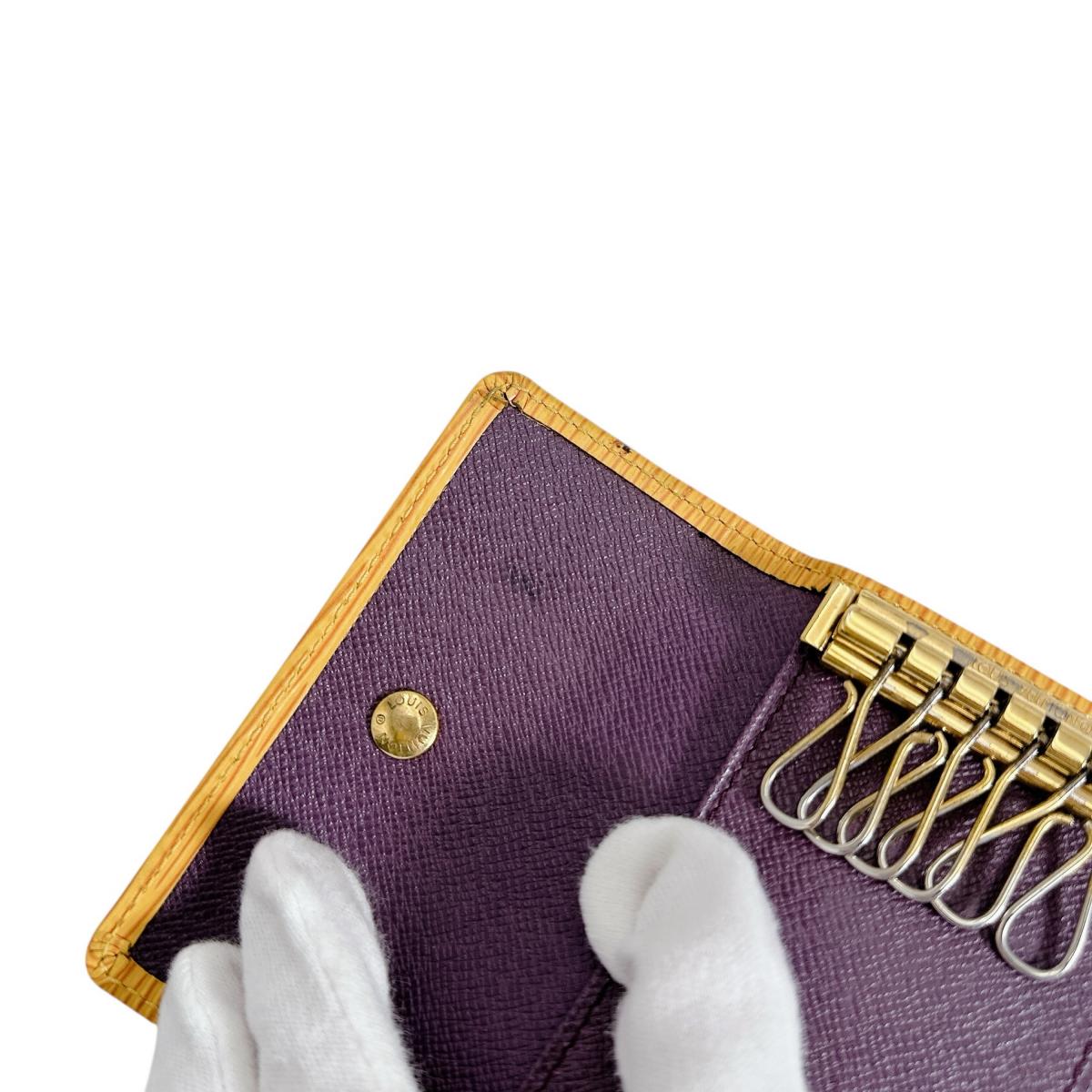 ルイヴィトン LOUIS VUITTON キーケース
 6本用キーケース エピ ミュルティクレ6 エピレザー M63819 タッシリイエロー LV
 【SS】
 【中古】
