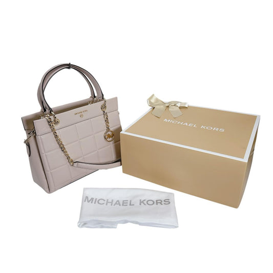 マイケルコース Michael Kors ハンドバッグ
 2WAYバッグ ショルダーバッグ レザー 30F1GUSS6L ピンクベージュ 【SS】
 【中古】
