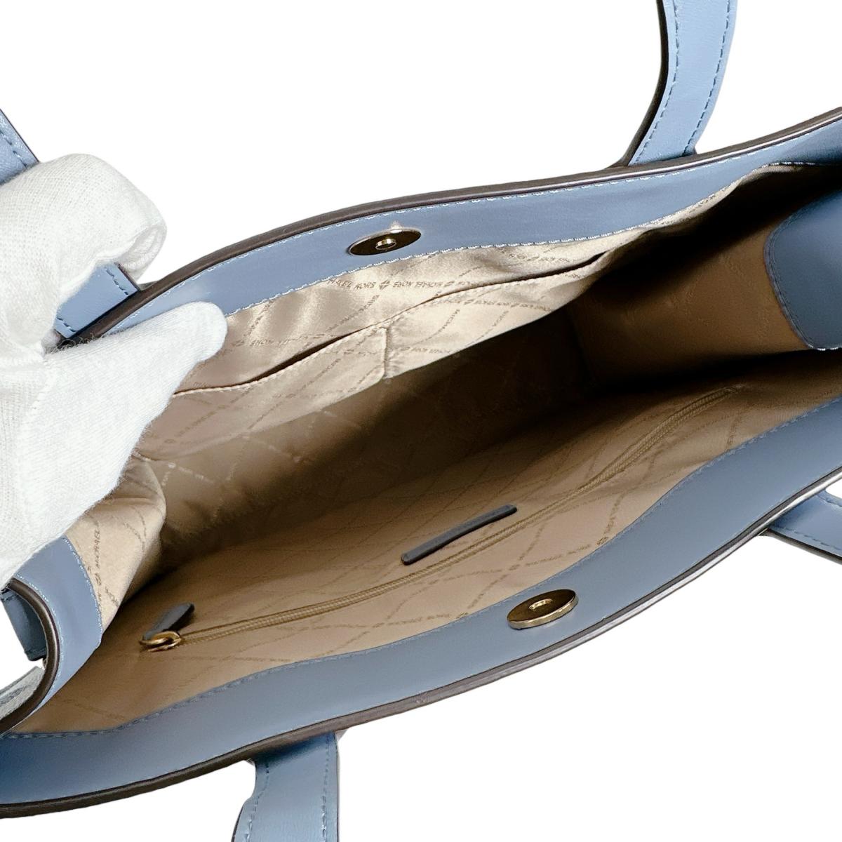 マイケルコース Michael Kors トートバッグ
 2WAYバッグ ケンリー ショルダーバッグ レザー 35H1GY9T3T ブルー 【SS】
 【中古】