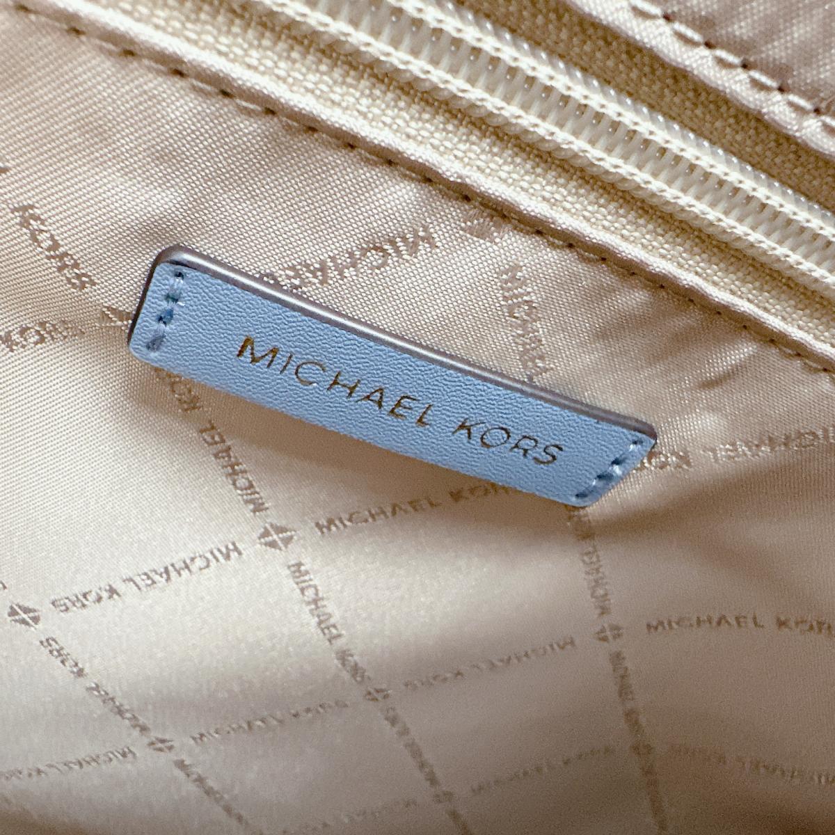 マイケルコース Michael Kors トートバッグ
 2WAYバッグ ケンリー ショルダーバッグ レザー 35H1GY9T3T ブルー 【SS】
 【中古】