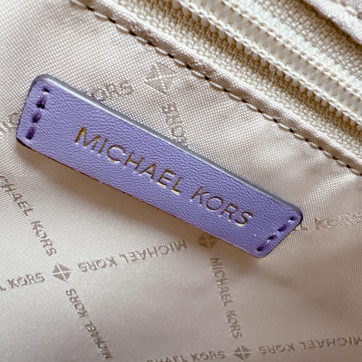 マイケルコース Michael Kors トートバッグ
 2WAYバッグ ケンリー ショルダーバッグ レザー 35H1GY9T3T パープル 【中古】