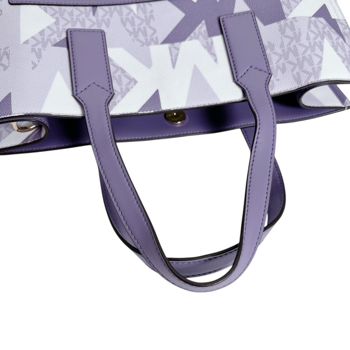 マイケルコース Michael Kors トートバッグ
 2WAYバッグ ケンリー ショルダーバッグ レザー 35H1GY9T3T パープル 【中古】