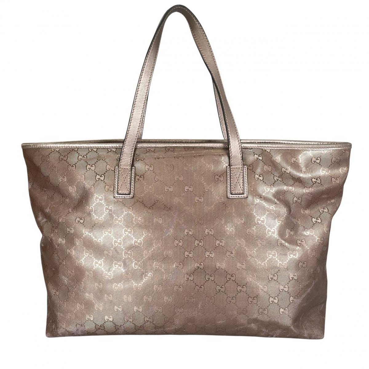 グッチ GUCCI ハンドバッグ
 トートバッグ GGインプリメ ジョイ インプリメ 211120 ゴールド 【SS】
 【中古】