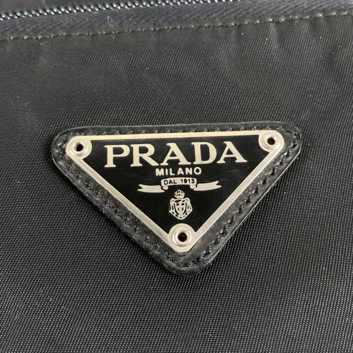 プラダ PRADA リュック・デイパック
 ナイロン バックパック リュック ナイロン B4650F ブラック 【SS】
 【中古】