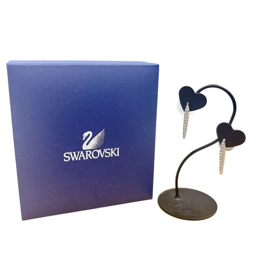 スワロフスキー SWAROVSKI ピアス
 ピアス ラインストーン Not specified（指定なし） シルバー 【SS】
 【中古】