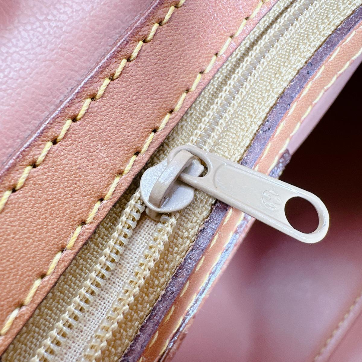 プリマクラッセ PRIMA CLASSE ボストンバッグ
 ミニボストン ハンドバッグ 地図柄 PVCコーティングキャンバス ブラウン 【SS】
 【中古】