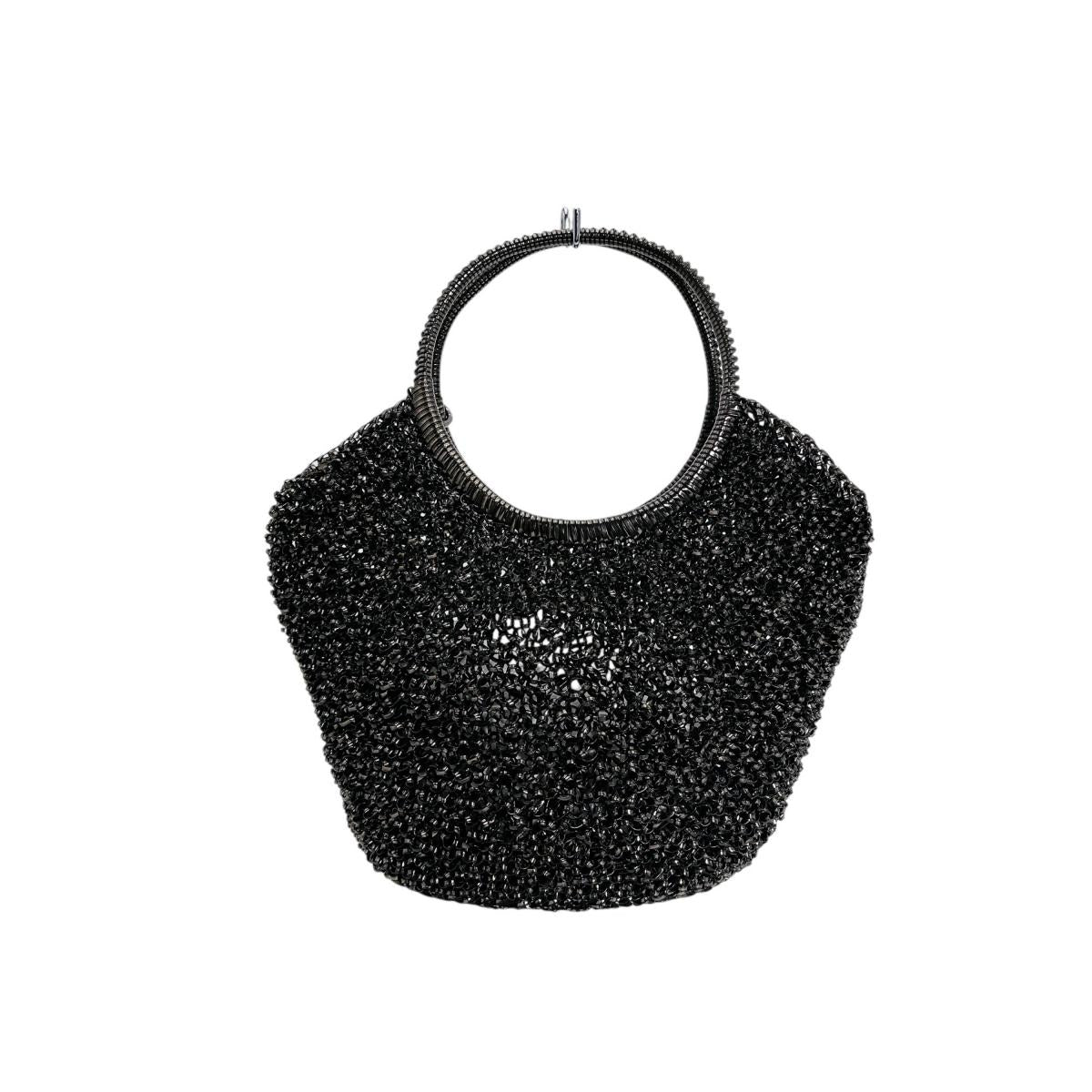 アンテプリマ ANTEPRIMA ハンドバッグ
 ワイヤーバッグ パーティー 結婚式 ワイヤー ブラック 【SS】
 【中古】