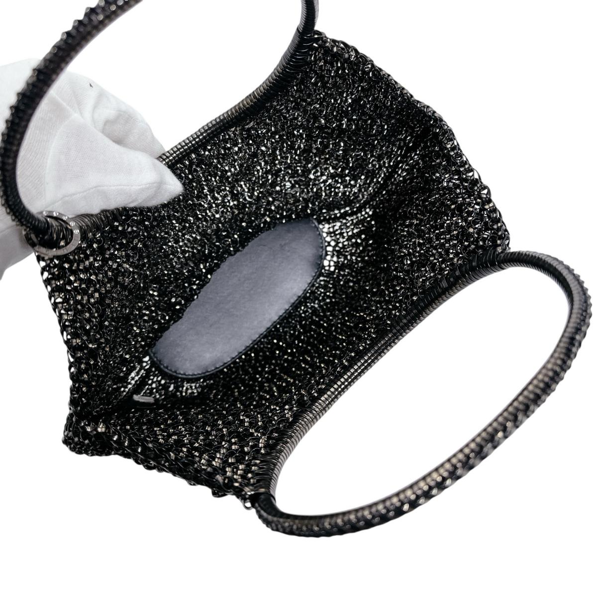 アンテプリマ ANTEPRIMA ハンドバッグ
 ワイヤーバッグ パーティー 結婚式 ワイヤー ブラック 【SS】
 【中古】