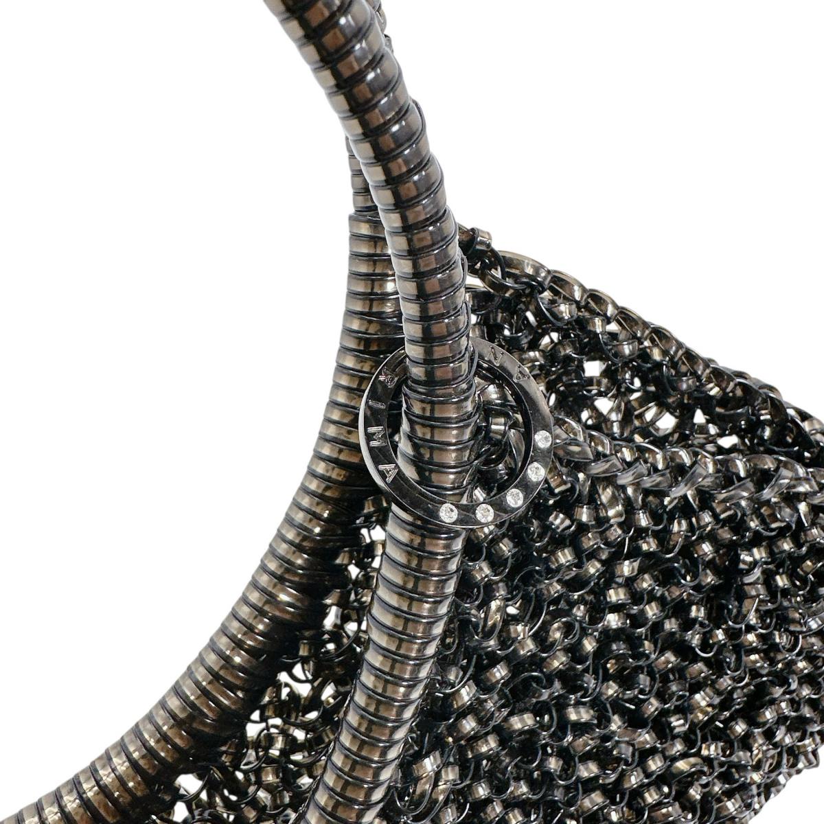 アンテプリマ ANTEPRIMA ハンドバッグ
 ワイヤーバッグ パーティー 結婚式 ワイヤー ブラック 【SS】
 【中古】