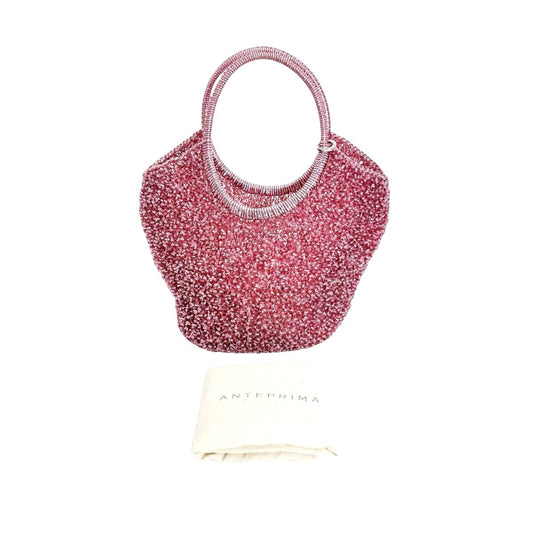 アンテプリマ ANTEPRIMA ハンドバッグ
 ワイヤーバッグ パーティー 結婚式 ワイヤー ピンク 【SS】
 【中古】